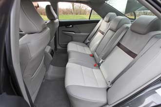 2012 Toyota Camry rear seat