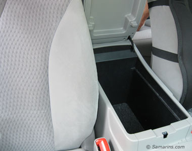 Center console storage