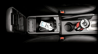 Center console storage