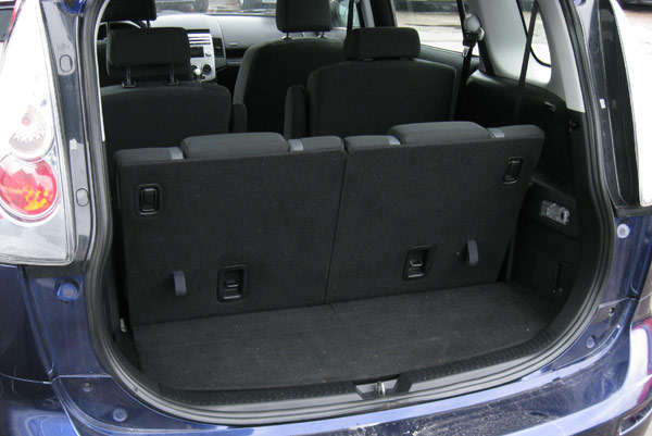 Mazda 5 third-row seats up