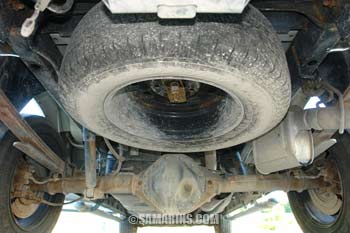 Truck spare tire