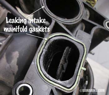 Leaking intake manifold gasket