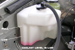 Coolant level is low