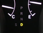 Transmission gear indicator