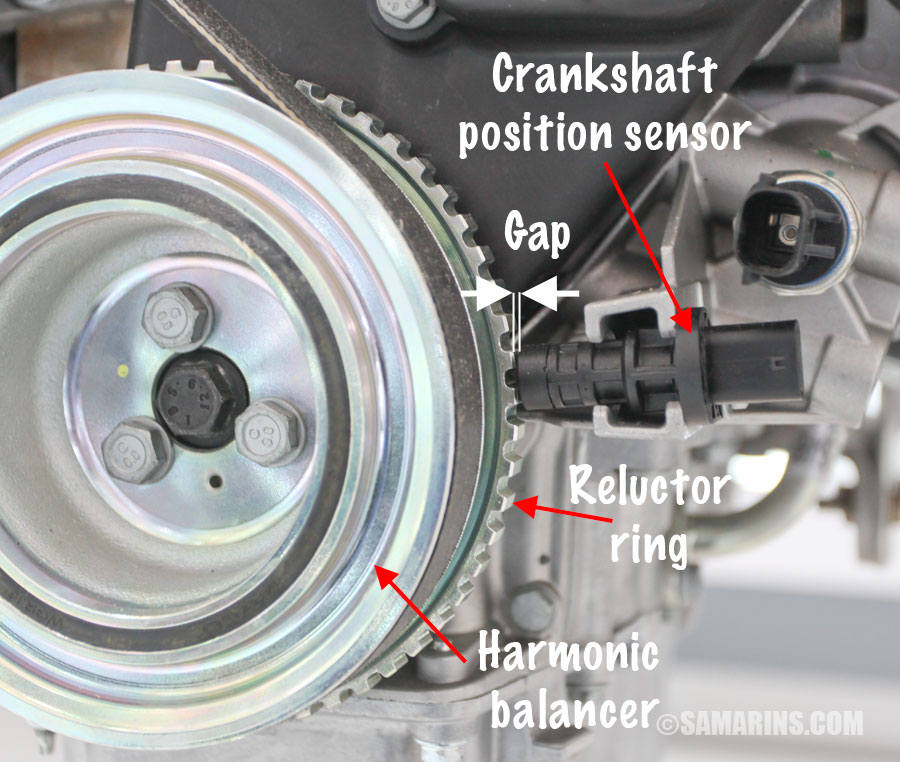 Crankshaft position sensor how it works symptoms 