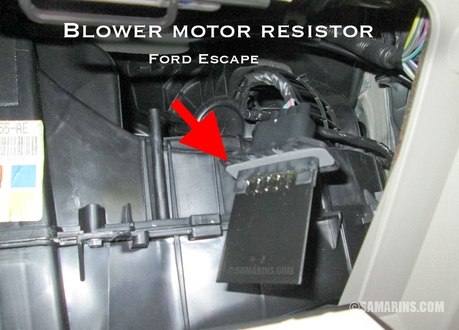 2015 ford transit connect blower motor replacement