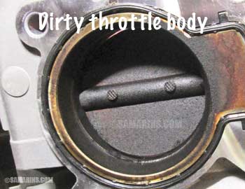 Dirty Throttle Body