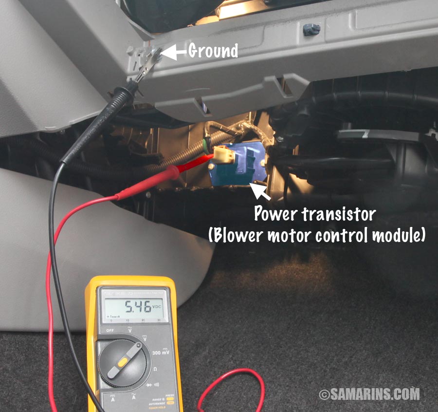 Blower motor, resistor: how it works, symptoms, problems, testing