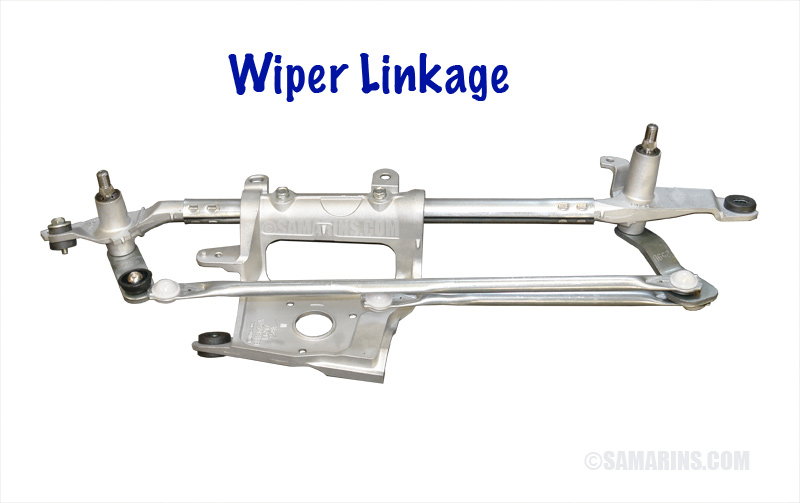 APDTY 153630 Wiper Linkage and Motor Assembly 