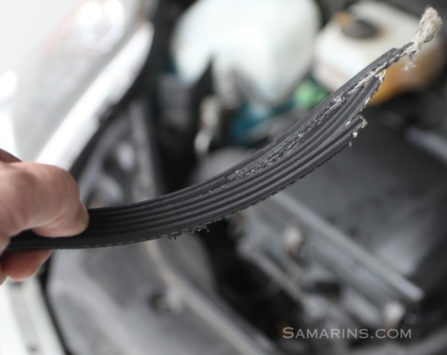 Cracked Serpentine Belt Inspection on Your Car