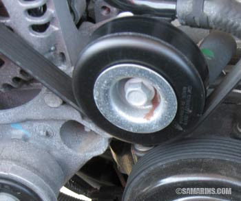 alternator pulley removal