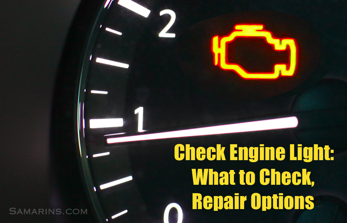 Check Engine Light: What to check first, repair options