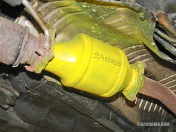 Catalytic converter marking