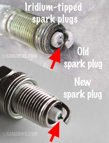 Iridium spark plugs