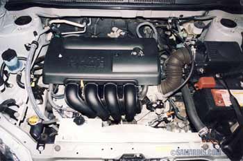 2003 Toyota Corolla 1ZZ-FE engine