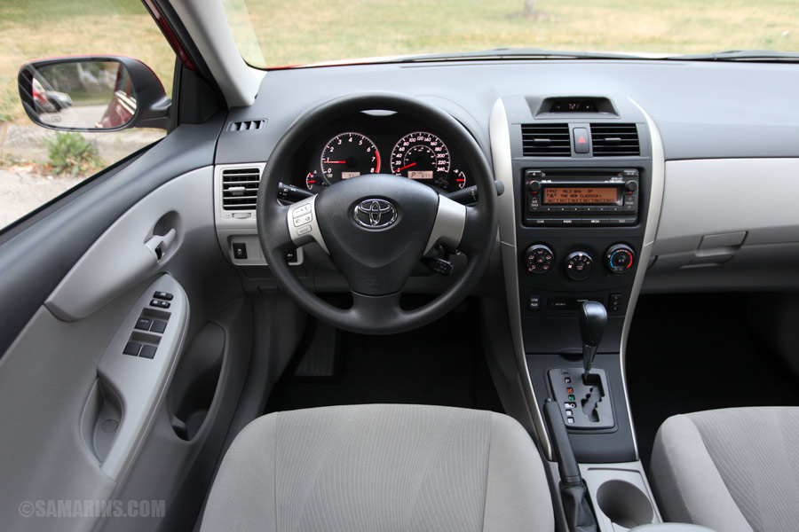 toyota corolla e140 2006 interior