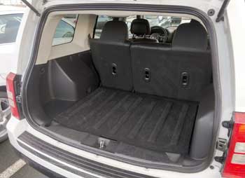 2016 Jeep Patriot cargo area