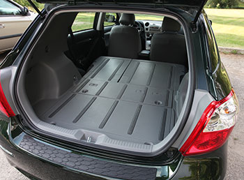 2012 Toyota Matrix rear seats folded