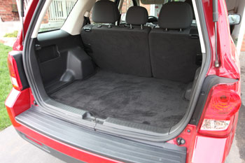 Mazda Tribute cargo area