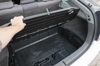 Toyota Prius cargo bin