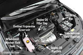 2011 Toyota RAV4 Engine Compartment