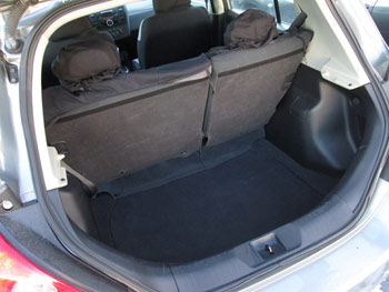 Nissan Versa cargo compartment